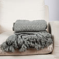 Knitted Tassel Throw