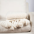 Knitted Tassel Throw