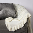 Ruffle Border Throw