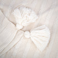Diagonal Pattern Tassel Throw