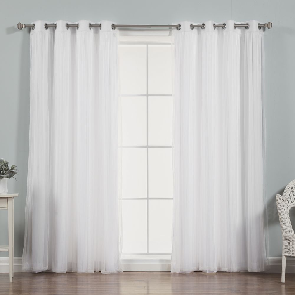 uMIXm Tulle & Nordic White Curtains