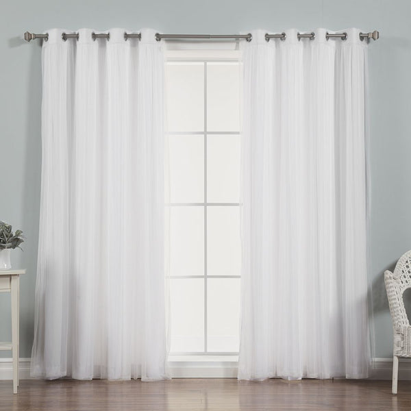 uMIXm Tulle & Nordic White Curtains