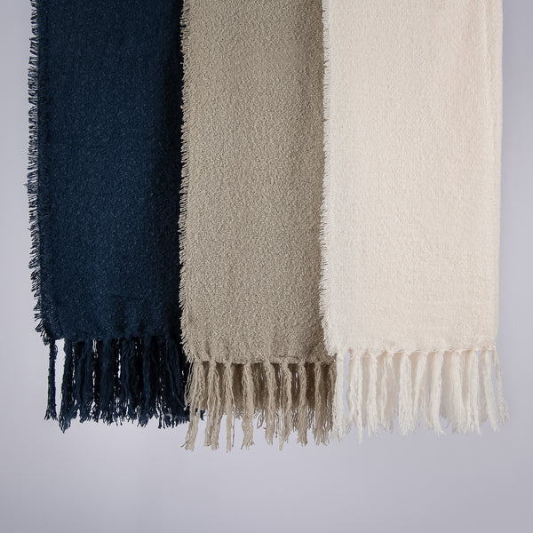 Plush Touch Fringe Throw