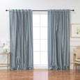 Faux Silk Blackout Curtains