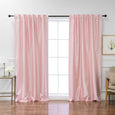 Faux Silk Blackout Curtains