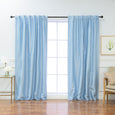 Faux Silk Blackout Curtains
