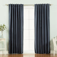 Faux Silk Candy Stripe Blackout Curtains