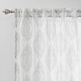 Faux Linen Sheer Medallion Curtains