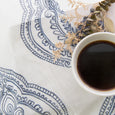 Faux Linen Sheer Medallion Curtains
