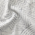 Sheer Faux Linen Modern Abstract Curtains