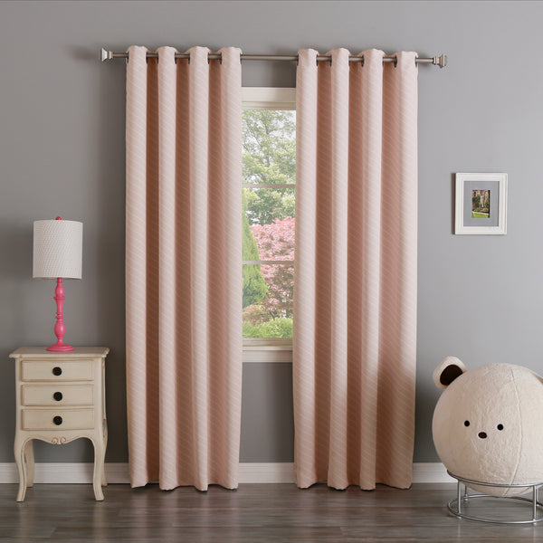 Diagonal Stripe Curtains