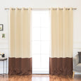 Colorblock Blackout Curtains