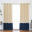 Colorblock Blackout Curtains