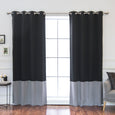 Colorblock Blackout Curtains