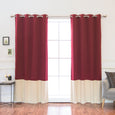 Colorblock Blackout Curtains