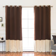 Colorblock Blackout Curtains