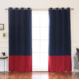 Colorblock Blackout Curtains