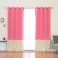 Colorblock Blackout Curtains