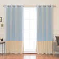 Colorblock Blackout Curtains