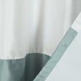 Faux Silk Colorblock Blackout Curtain