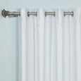Faux Silk Colorblock Blackout Curtain