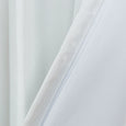 Faux Silk Colorblock Blackout Curtain