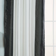 Faux Silk Border Blackout Curtain