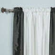 Faux Silk Border Blackout Curtain