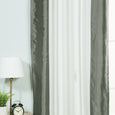 Faux Silk Border Blackout Curtain