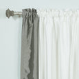 Faux Silk Border Blackout Curtain