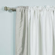 Faux Silk Border Blackout Curtain