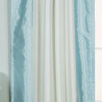 Faux Silk Border Blackout Curtain
