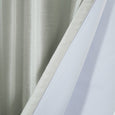 Faux Silk Top Border Blackout Curtain