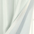 Faux Silk Top Border Blackout Curtain