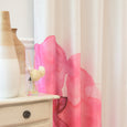 Faux Silk Watercolor Floral Blackout Curtains