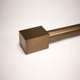 Cuboid Finial Metal Curtain Rod