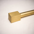 Cuboid Finial Metal Curtain Rod