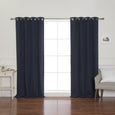 Solid Cotton Blackout Curtains