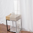 Dotted Lace Overlay Blackout Curtains
