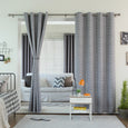 Sketched Chevron Room Darkening Curtains