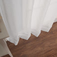 Sheer Thin Stripe Grommet Curtains