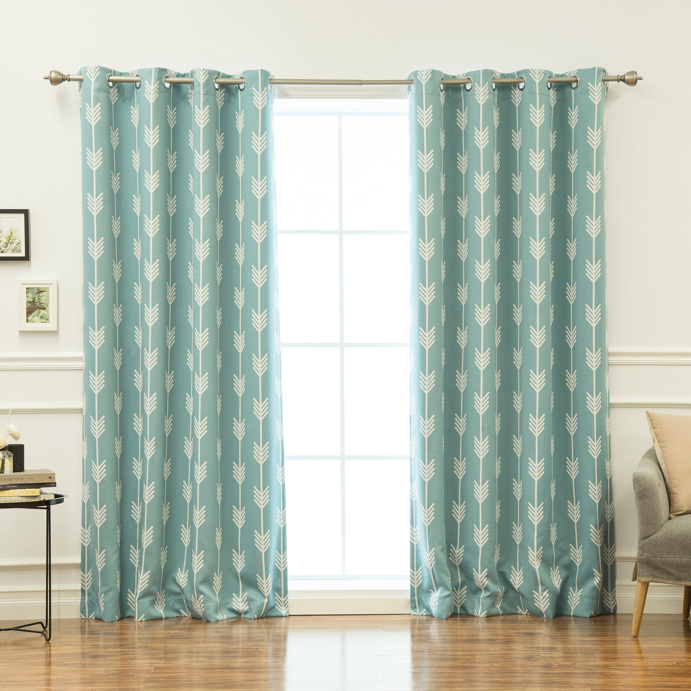 Arrow Room Darkening Curtains