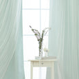 Lace Overlay Blackout Curtains