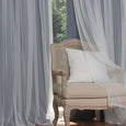 Lace Overlay Blackout Curtains
