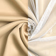 Tulle Overlay Grommet Blackout Curtains