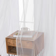 Tulle Overlay Grommet Blackout Curtains