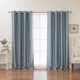 Faux Silk Grommet Blackout Curtains