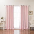 Faux Silk Grommet Blackout Curtains
