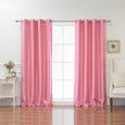 Faux Silk Grommet Blackout Curtains