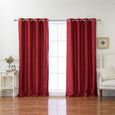 Faux Silk Grommet Blackout Curtains